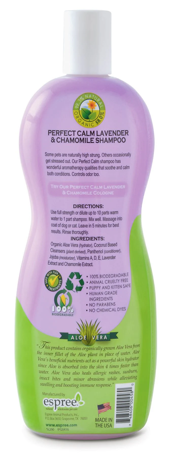 Espree Perfect Calm Shampoo, 20 oz - Image 2