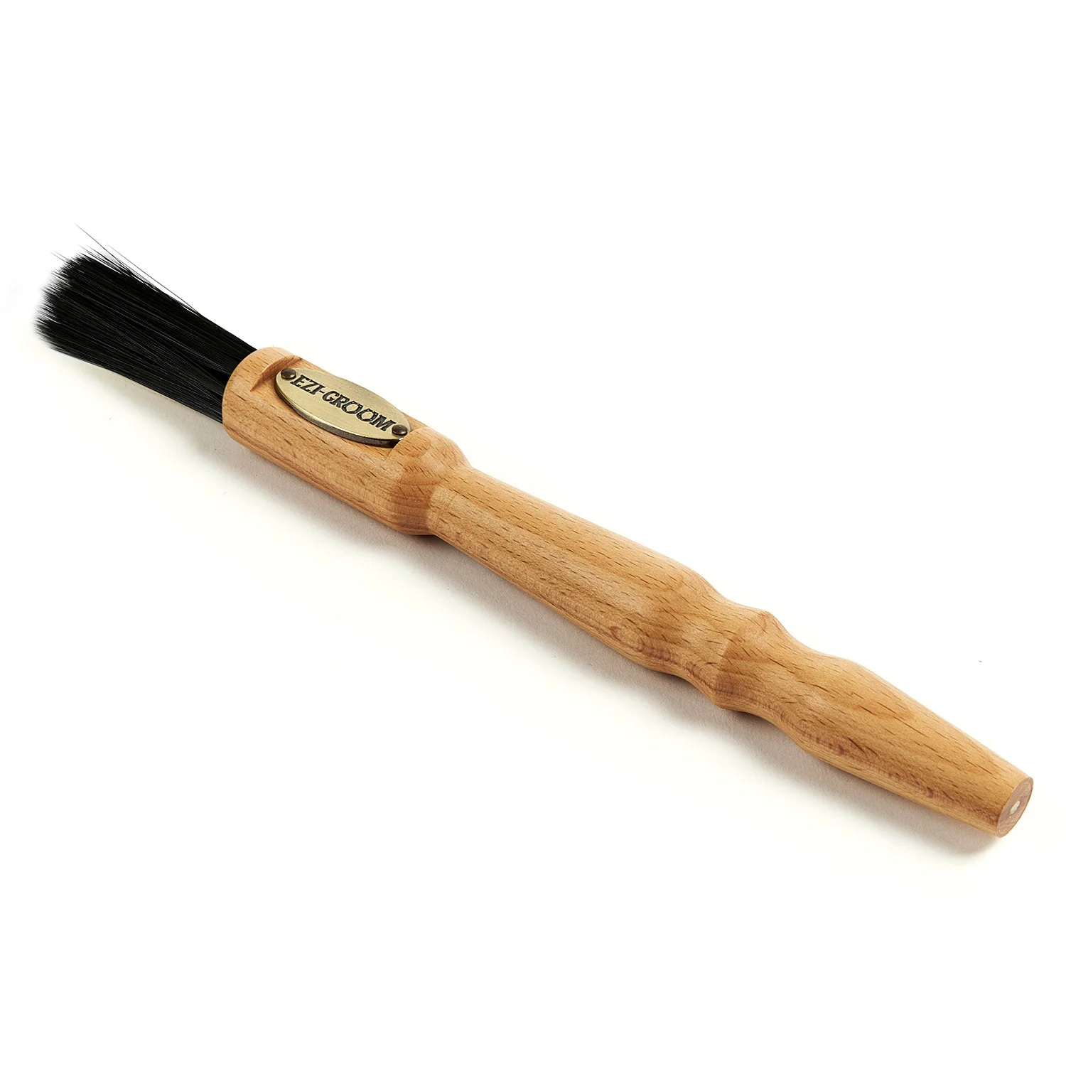 Ezi-Groom Premium Horse Hoof Oil Brush – Beech Wood Handle with Soft Bristles for Hoof Dressing and Care