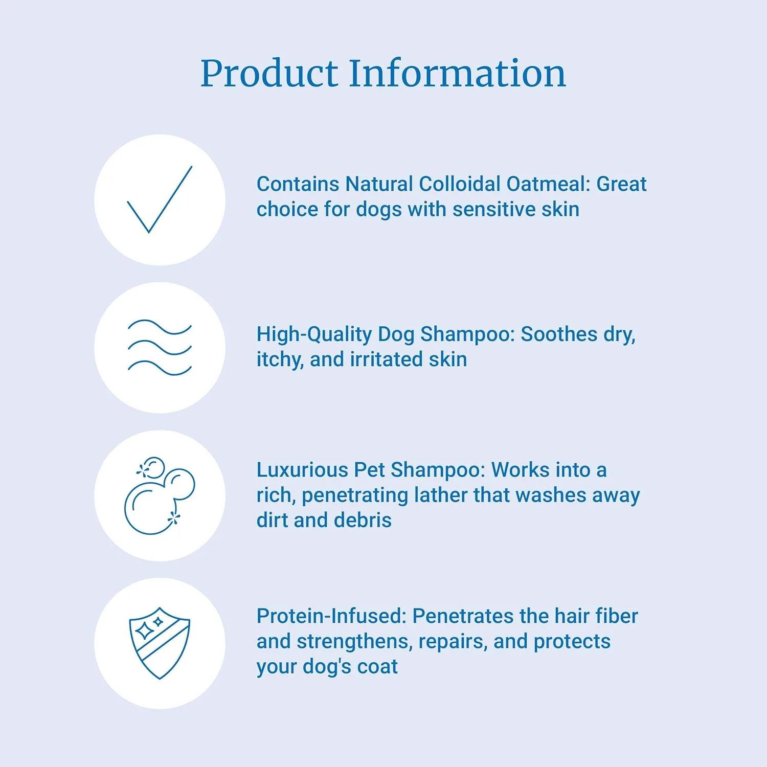 PetAg Fresh 'n Clean Oatmeal 'n Baking Soda Dog Shampoo - Image 2