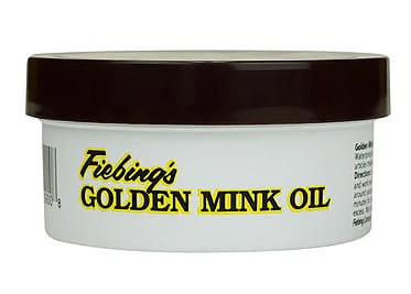 Fiebing’s Golden Mink Oil Leather Preserver – Softening, Conditioning, and Waterproofing Treatment for Smooth Leather, 6 oz - Image 3