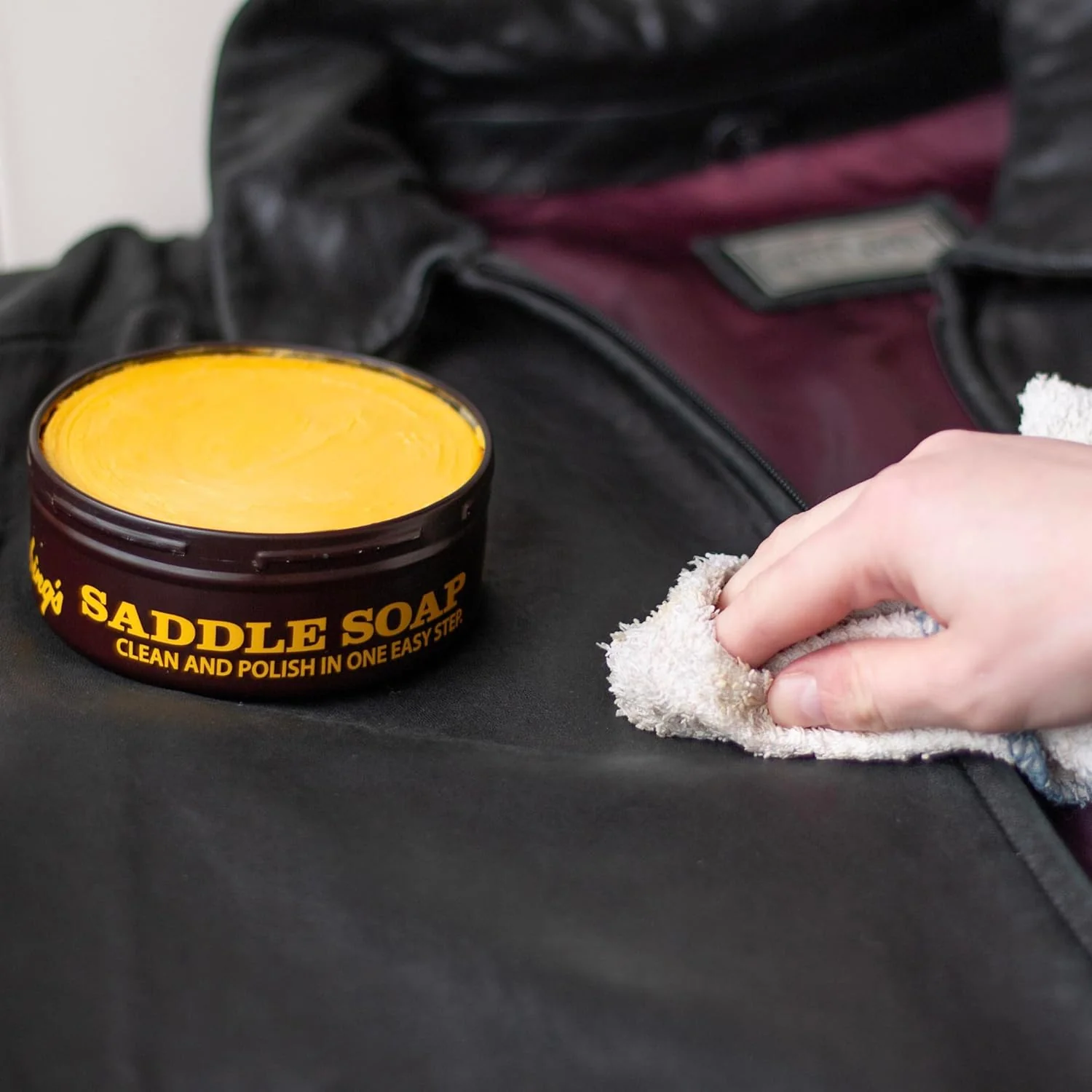 Fiebing's All-in-One Leather Saddle Soap Paste – Cleaner & Conditioner for Saddles, Boots, and Tack - Image 13