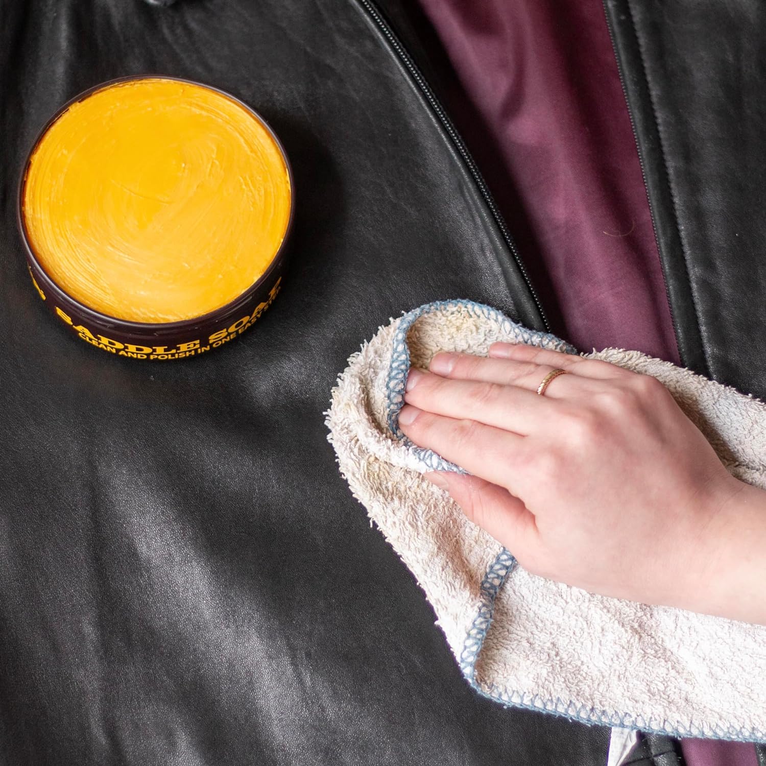 Fiebing's All-in-One Leather Saddle Soap Paste – Cleaner & Conditioner for Saddles, Boots, and Tack - Image 14