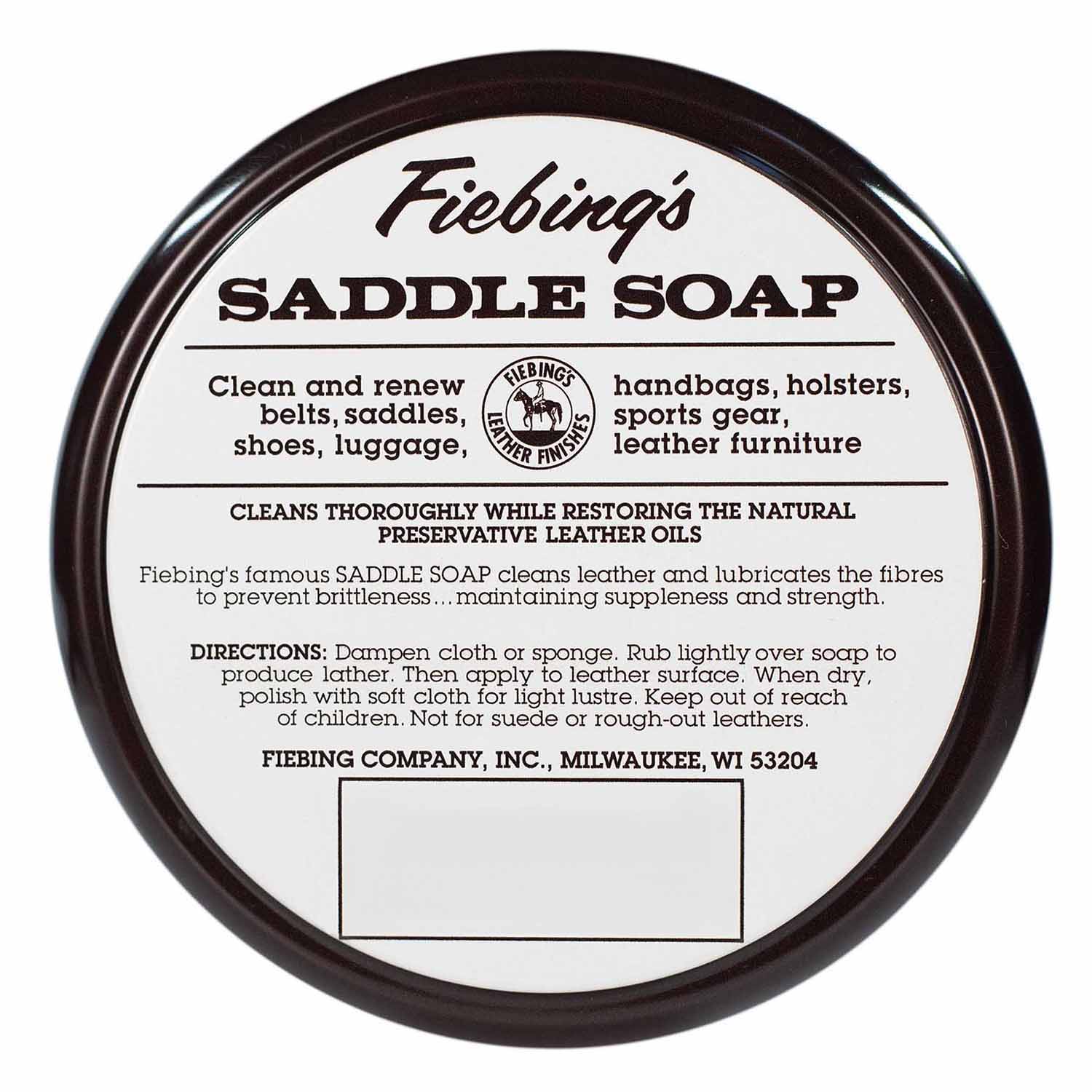Fiebing's All-in-One Leather Saddle Soap Paste – Cleaner & Conditioner for Saddles, Boots, and Tack - Image 4