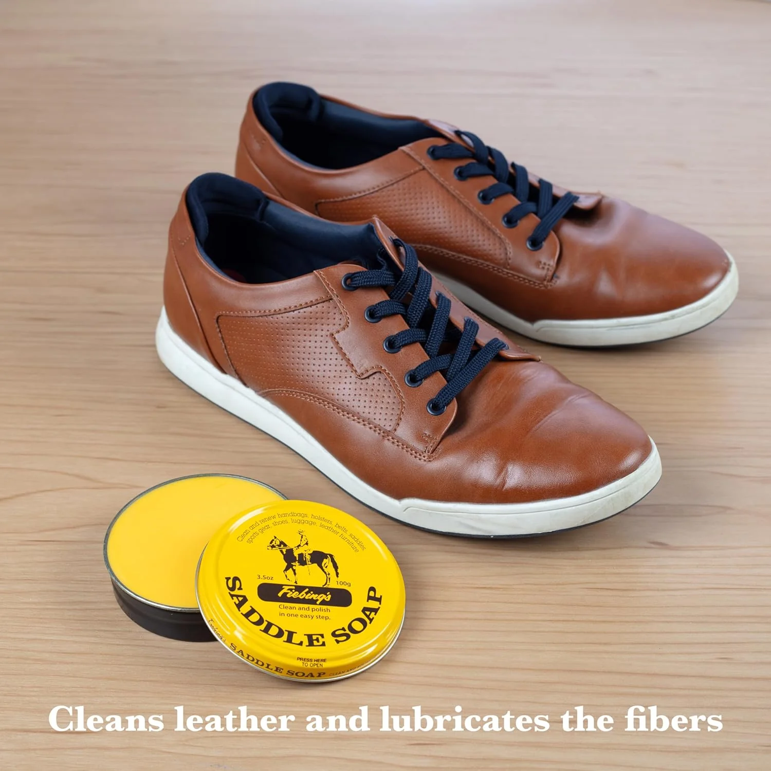 Fiebing's All-in-One Leather Saddle Soap Paste – Cleaner & Conditioner for Saddles, Boots, and Tack - Image 9
