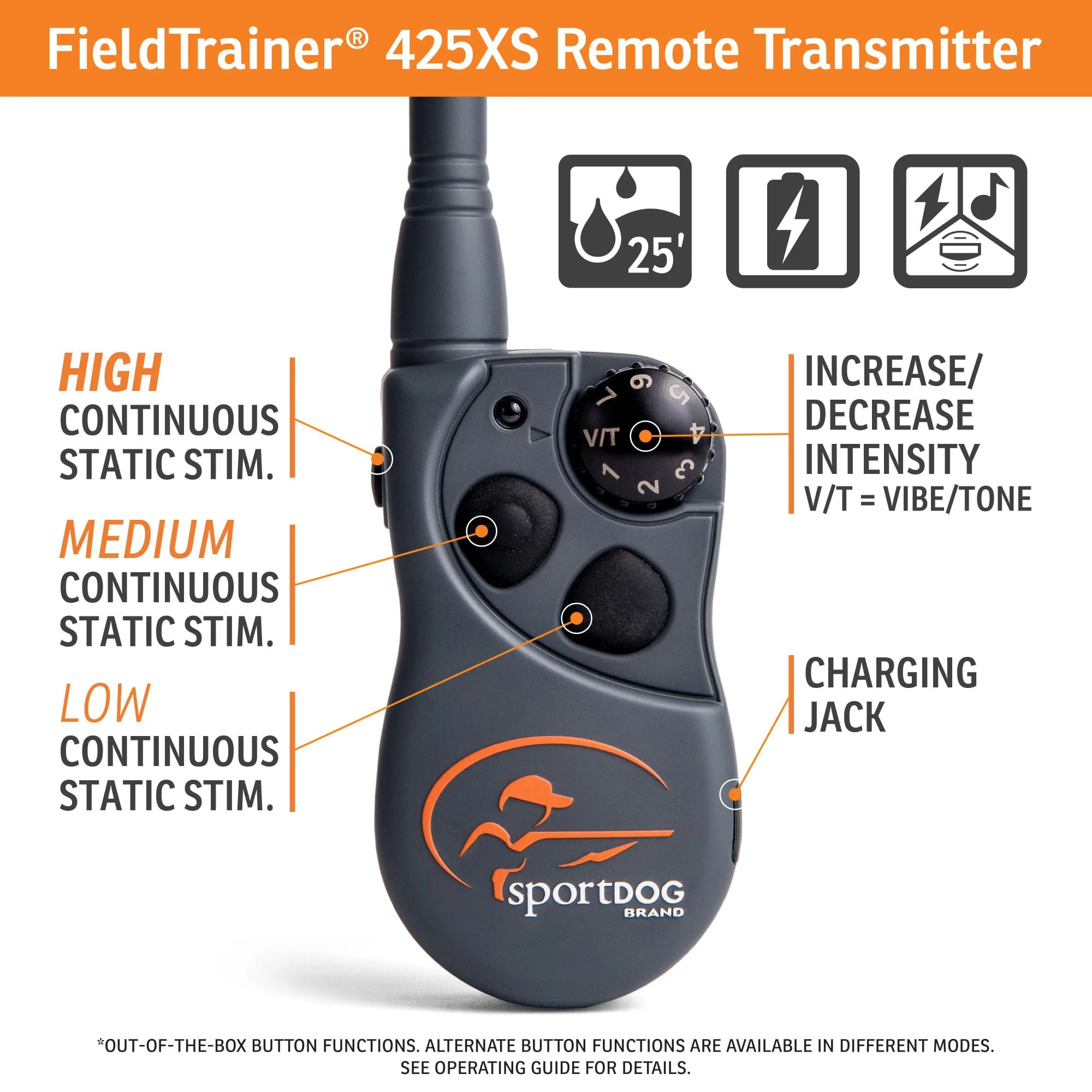 SportDOG Brand FieldTrainer 425XS Remote Trainer - Image 4