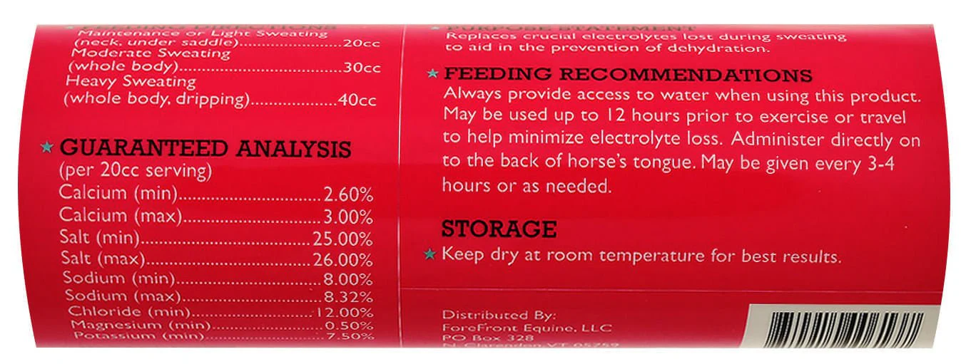 ForeLyte Electrolyte Paste for Horses - Image 4