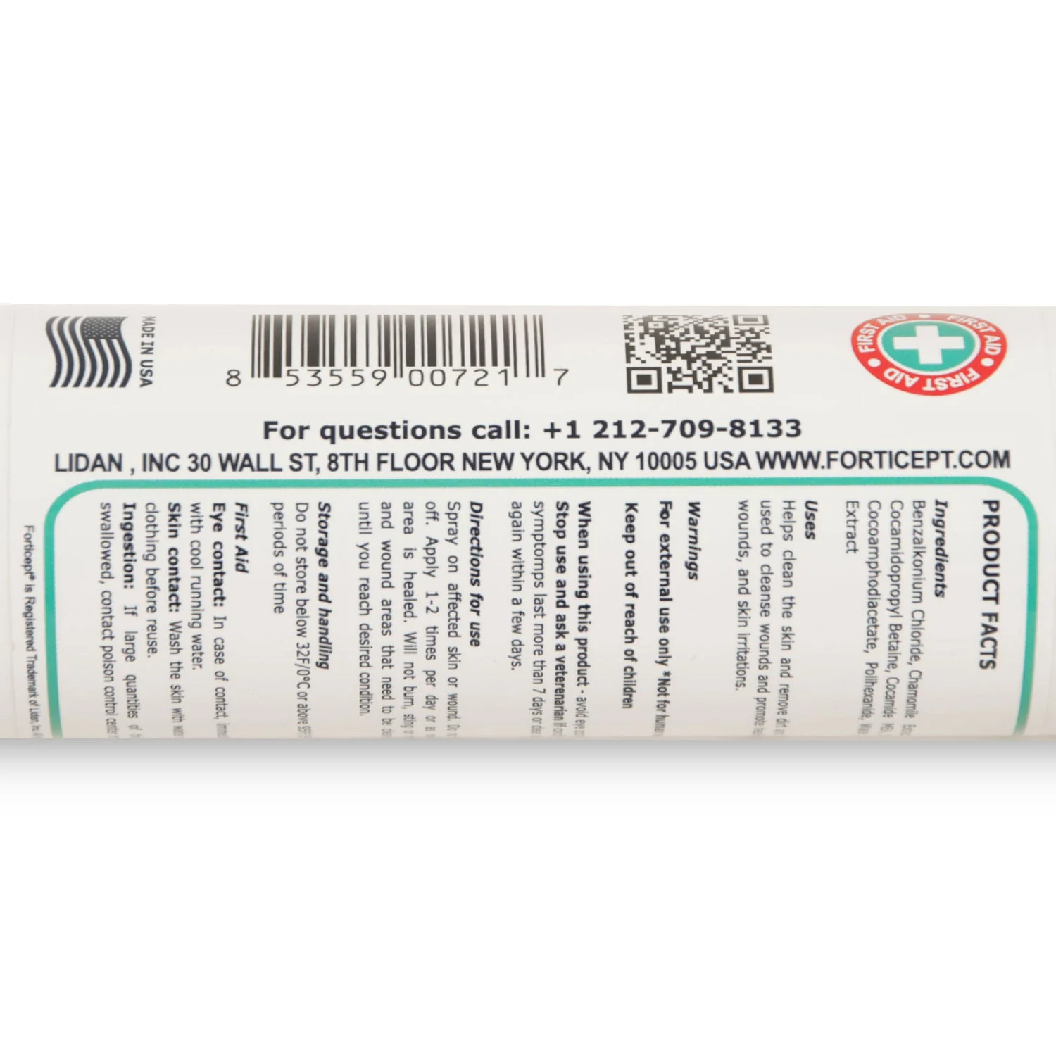 Forticept Maxi-Wash Skin & Wound Spray - Image 5