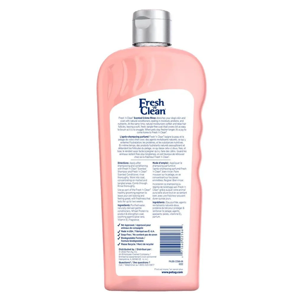 PetAg Fresh `n Clean Creme Rinse, Classic Fresh, 18 oz - Image 6