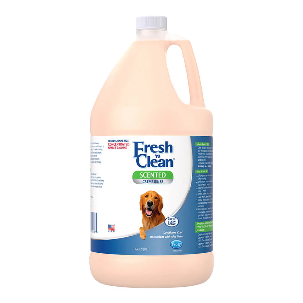 PetAg Fresh' n Clean Creme Rinse, Fresh Clean Scent, Gallon