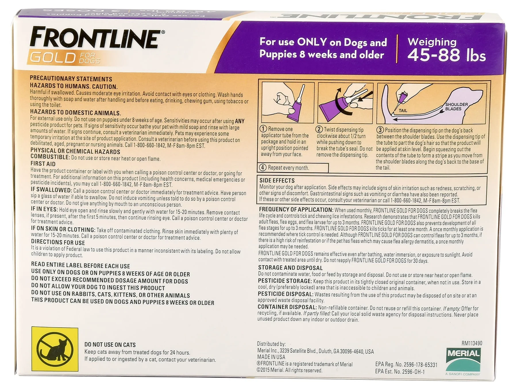 Frontline Gold for Dogs - Flea & Tick Treatment, Monthly Topical Protection - Image 21