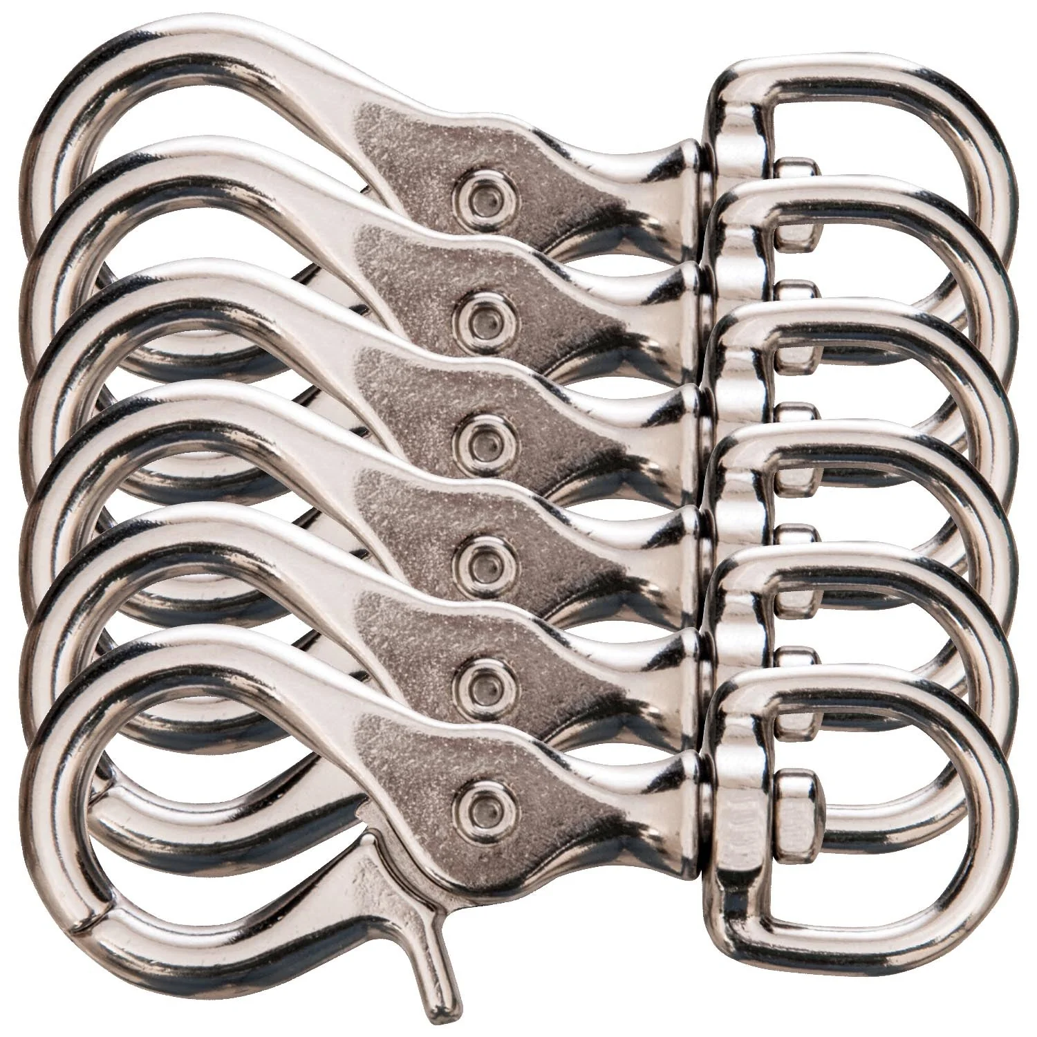 Jeffers Giant Nickel-Plated Scissor Snap, 3-3/4" - Image 4