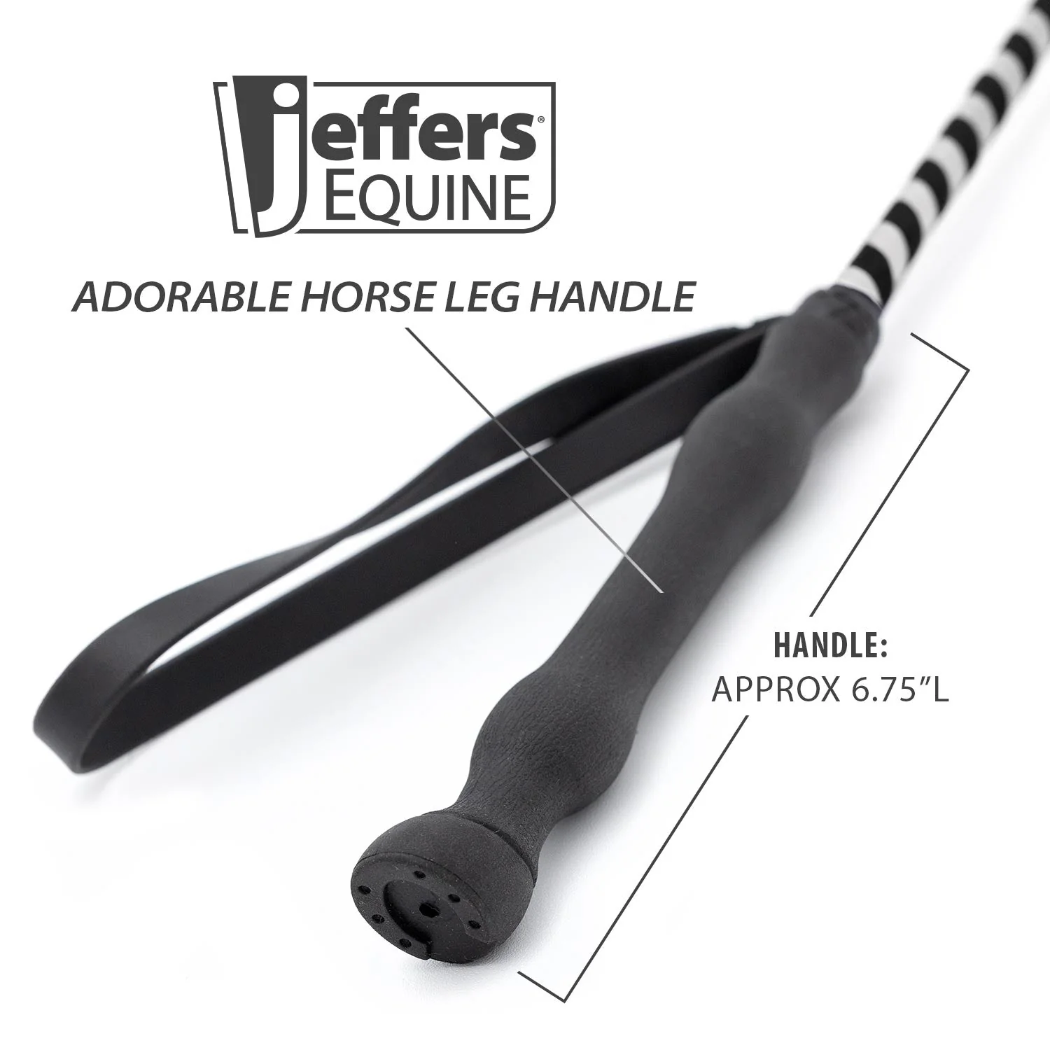 Jeffers Glitter Ribbon 26 Inch Riding Crop - Image 12