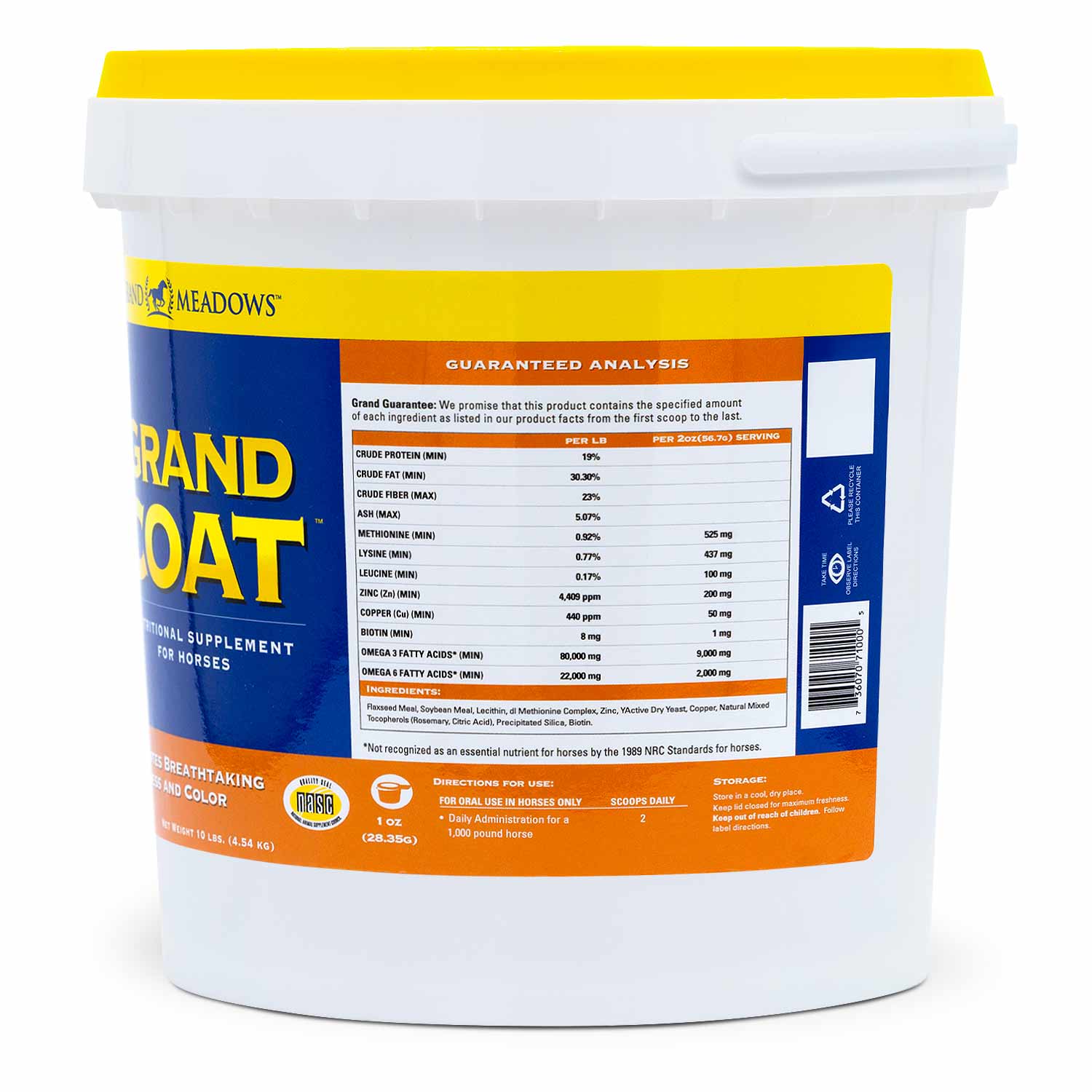 Grand Coat Skin & Coat Powdered Supplement for Horses - Image 6