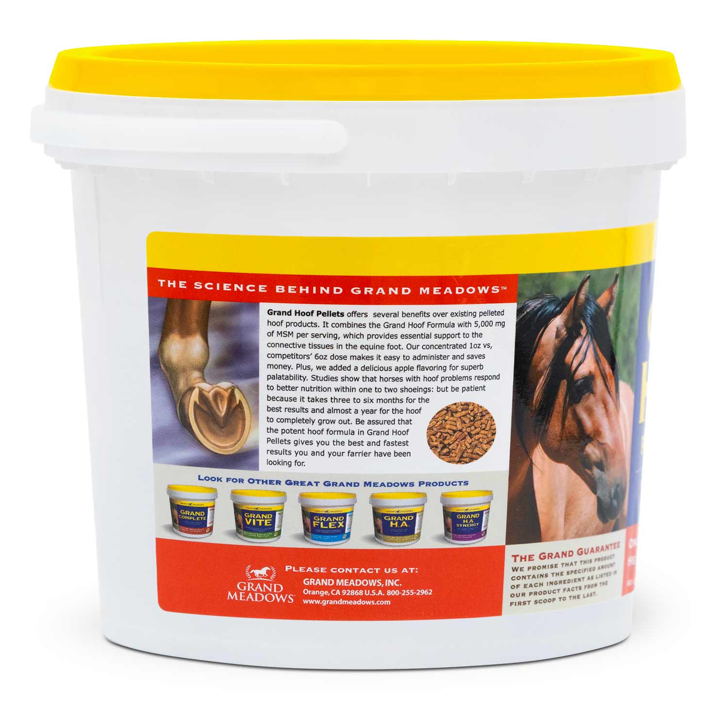 Grand Hoof Pellets with MSM Supplement for Horses - Image 2