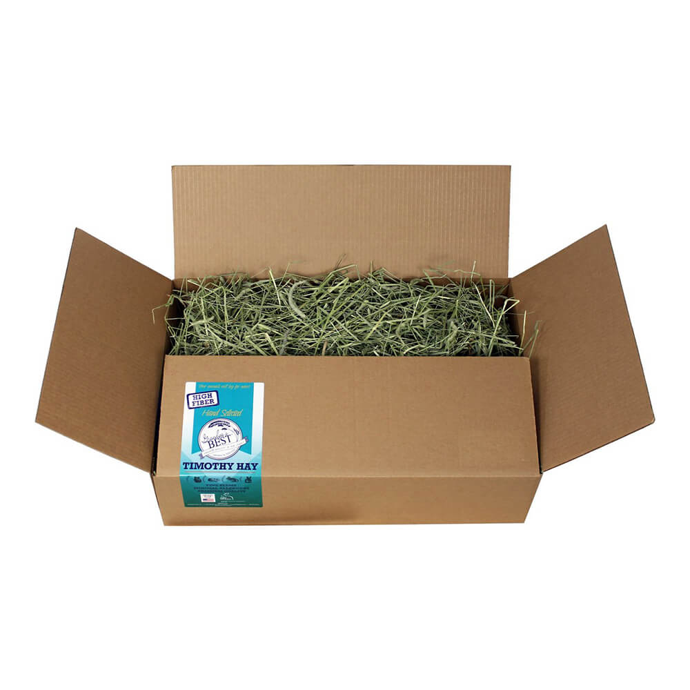 Grandpa’s Best Timothy Hay Loose or Bale – Premium High Fiber Small Pet Hay