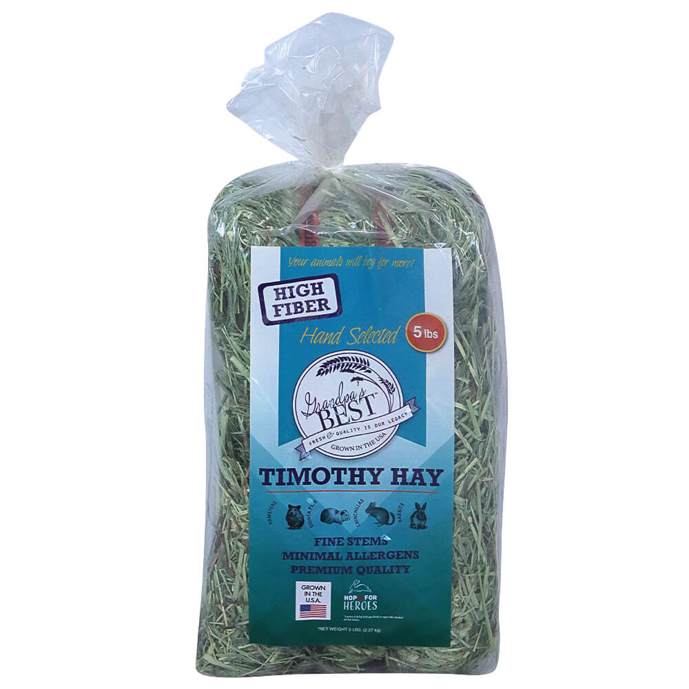 Grandpa’s Best Timothy Hay Loose or Bale – Premium High Fiber Small Pet Hay - Image 12