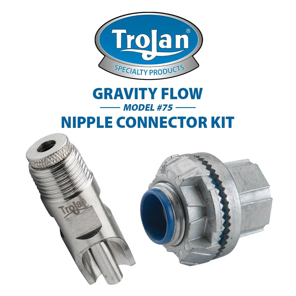 Gravity Flow Model 75 Nipple Connector Kit - Image 2