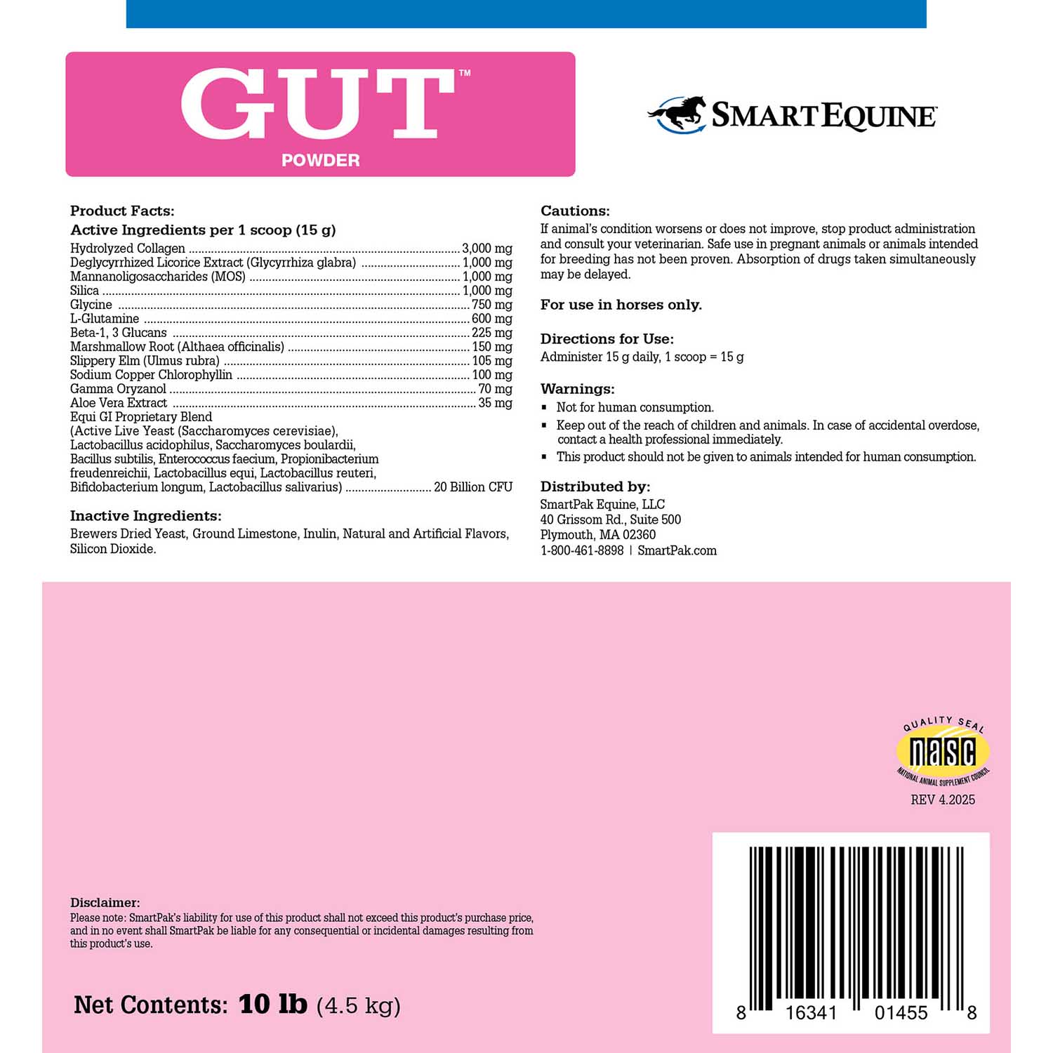 GUT, Digestive & Stomach Support Supplement for Horses, Powder - Image 7