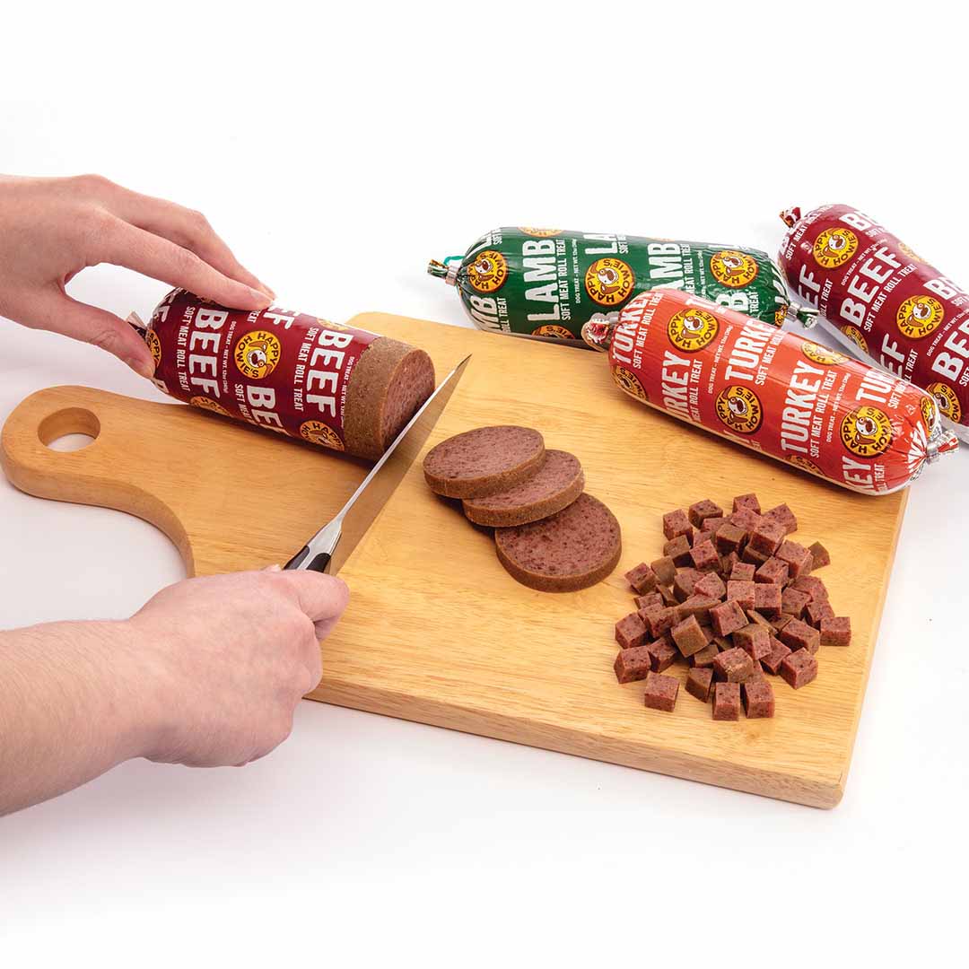 Happy Howie's Gourmet Training Dog Treat Rolls - Soft, Natural, USA Made (Beef, Lamb, Turkey) - Image 4