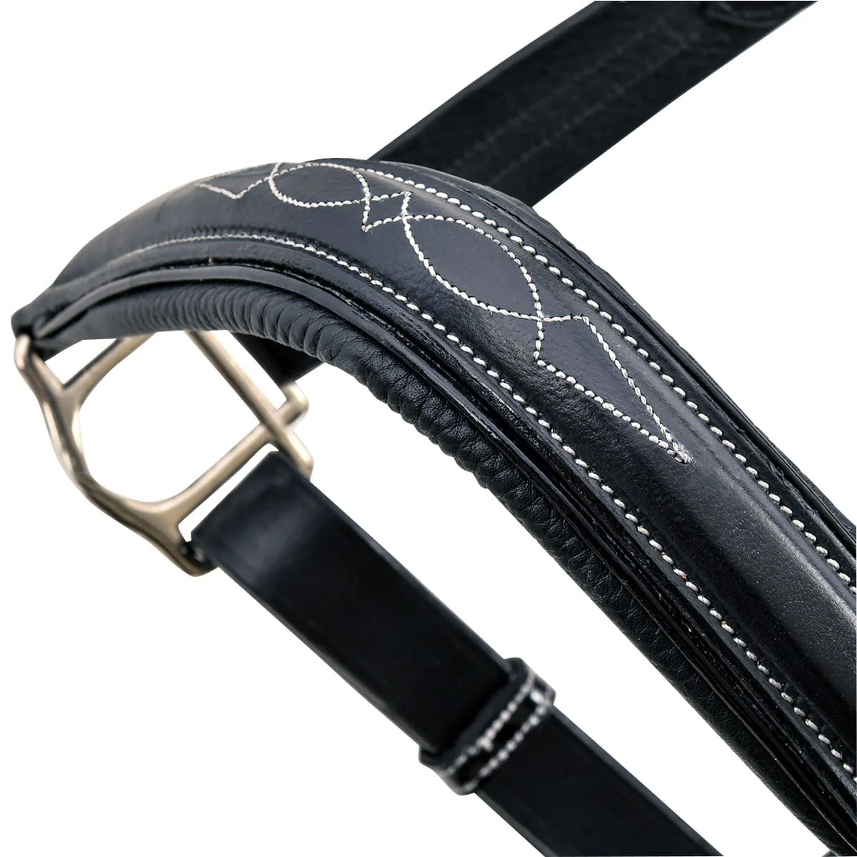 HDR Stress Free Fancy Stitch Leather Halter - Image 4