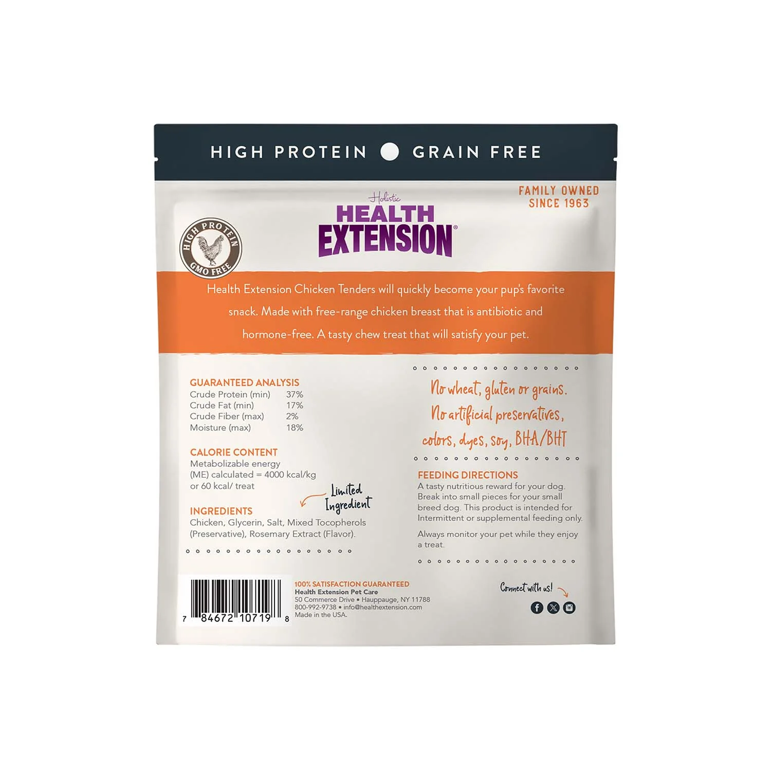 Health Extension Grain-Free Crispy Gourmet Chicken Tenders Natural Dog Treats, 4 oz - Image 2