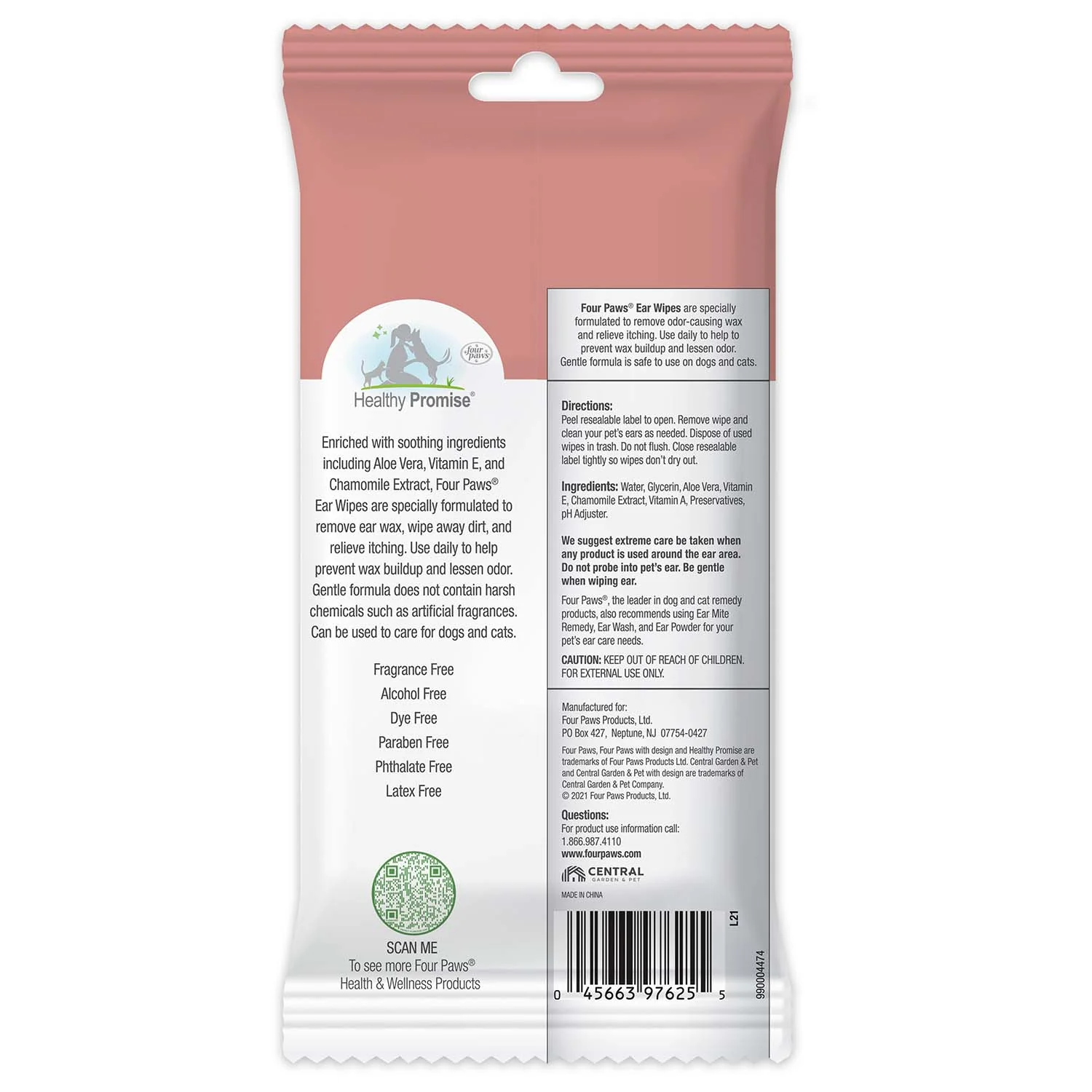 Healthy Promise Cat & Dog Ear Wipes, 35 ct - Image 2