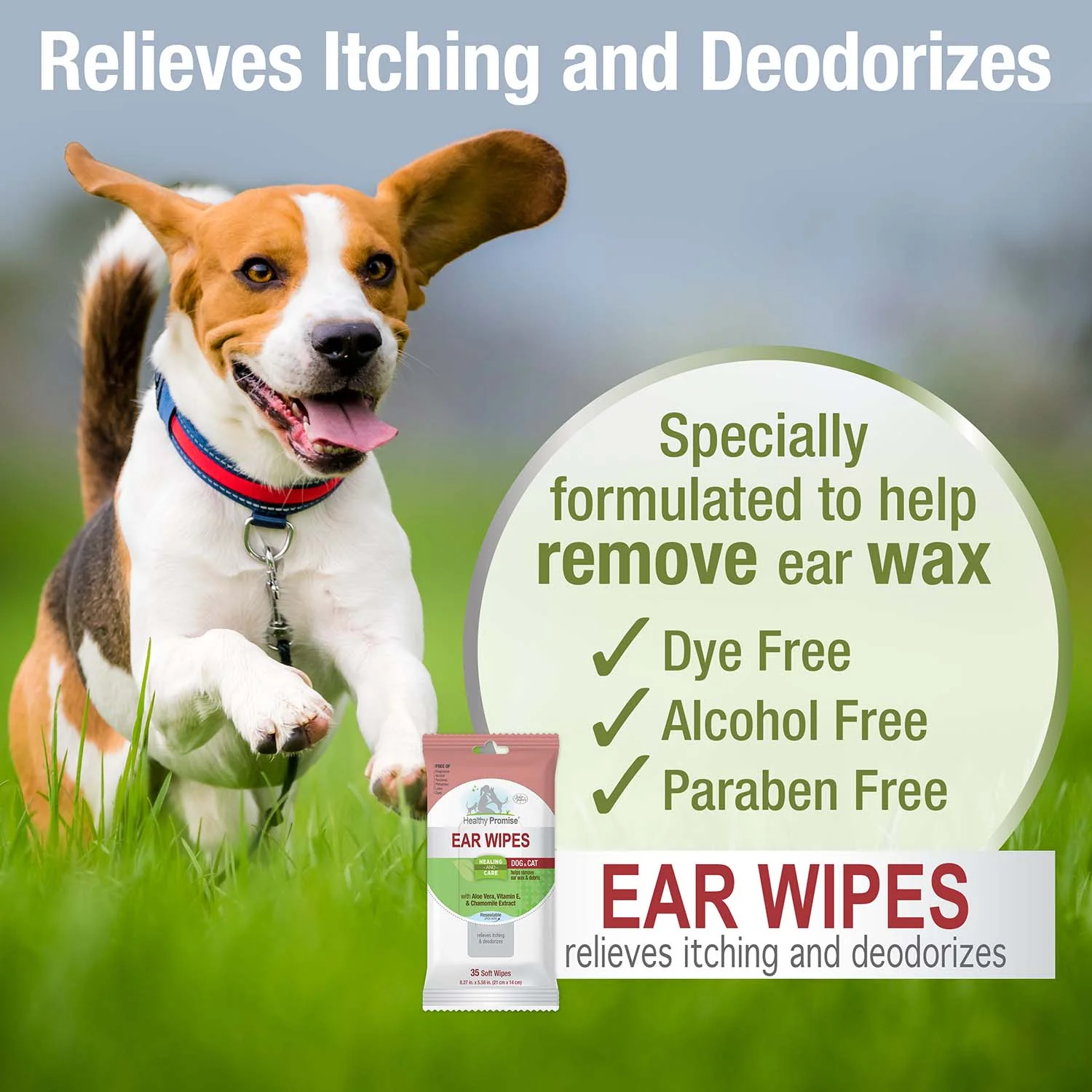 Healthy Promise Cat & Dog Ear Wipes, 35 ct - Image 5