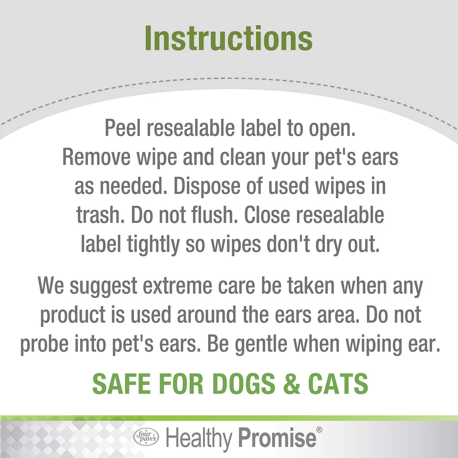 Healthy Promise Cat & Dog Ear Wipes, 35 ct - Image 8