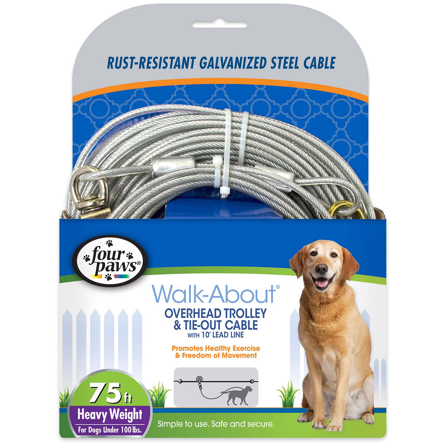 Heavy Weight Dog Trolley Exerciser, Silver - Image 8