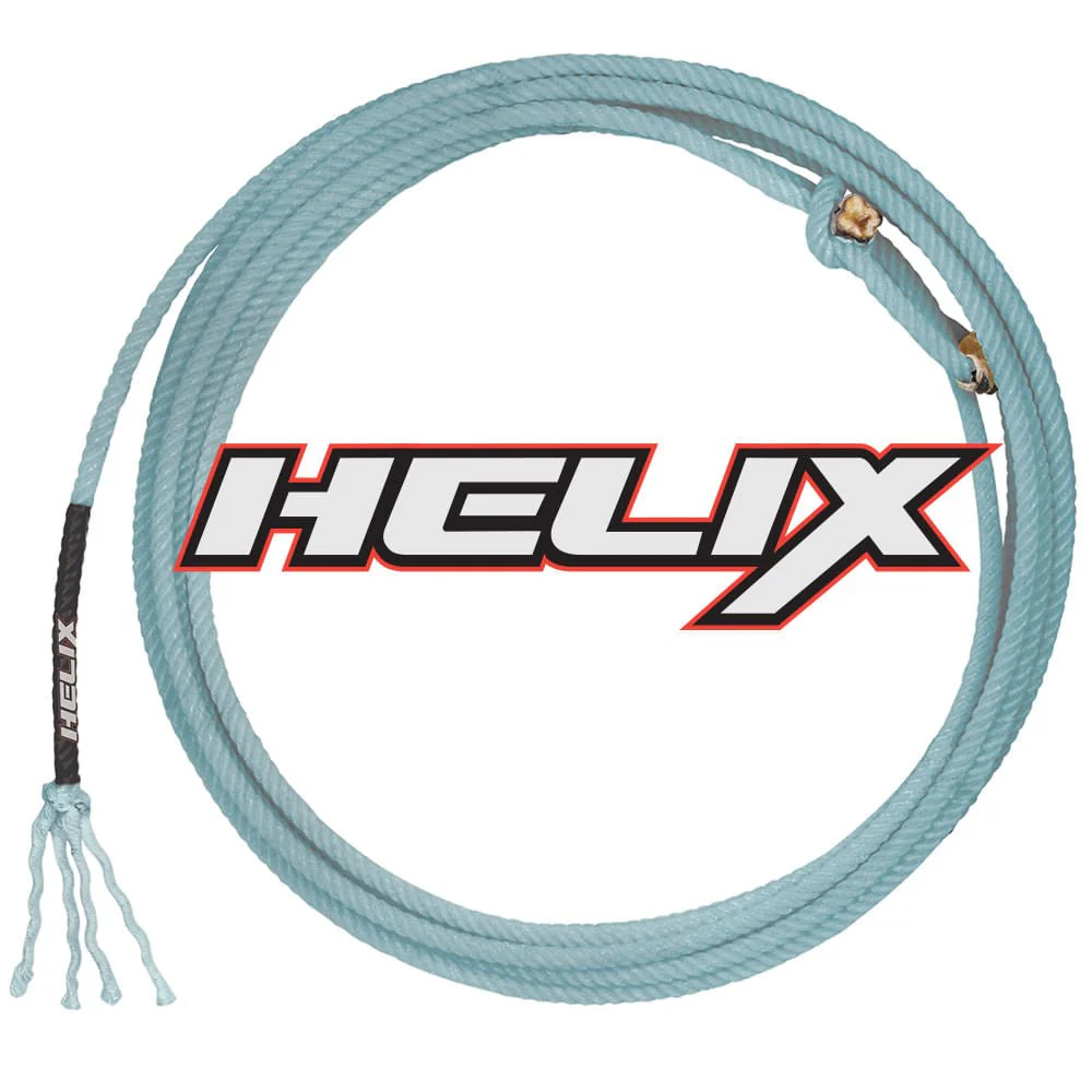 Helix Team Roping Rope – Head or Heel, Double-Twisted Core, Green - Image 4
