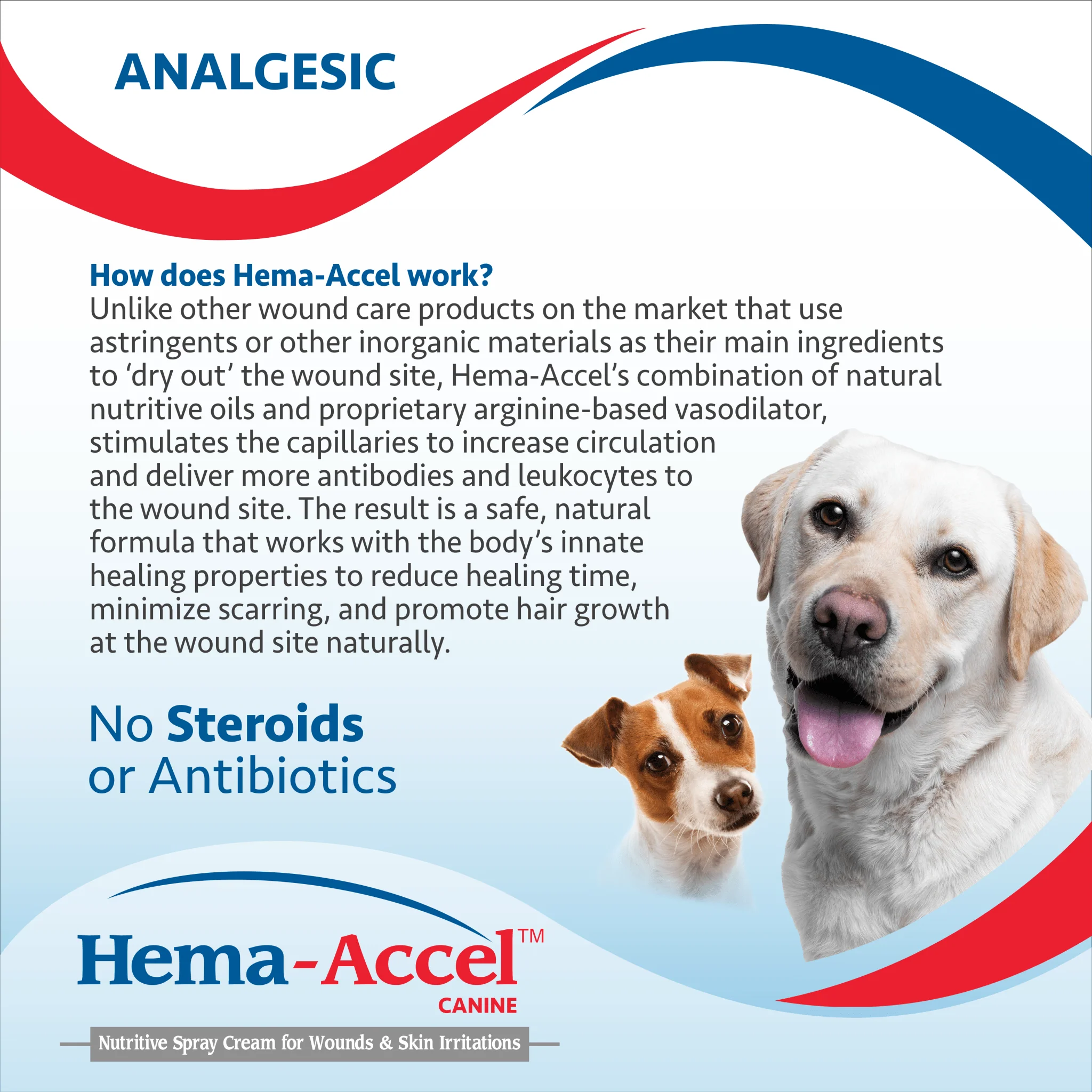 Hema-Accel Equine All Natural Wound Care Spray, 16 oz - Image 2