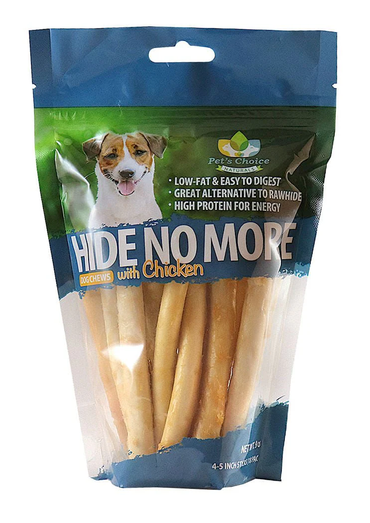Pet's Choice Hide No More Dog Chews with Chicken