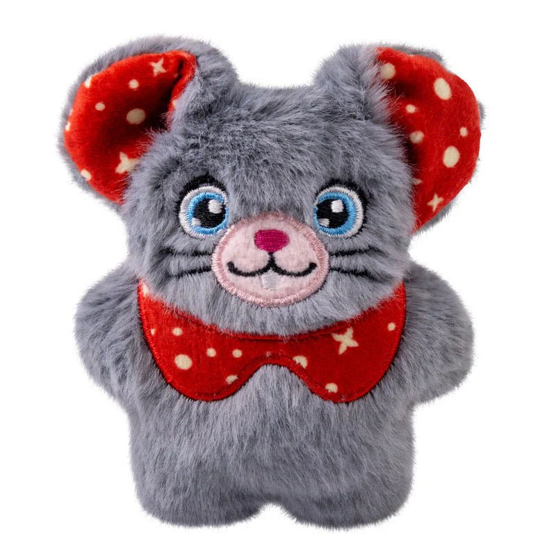 KONG Holiday Cat Snuzzles Mouse Plush Catnip Cat Toy, Assorted Colors - Image 9