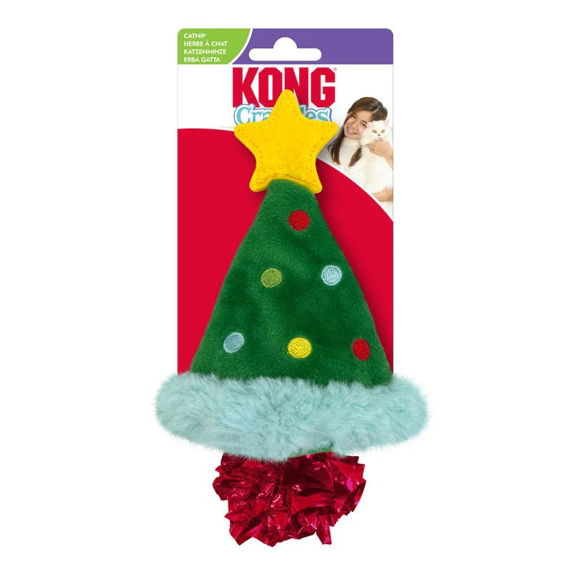 KONG Holiday Crackles Plush Catnip Cat Toys - Image 3