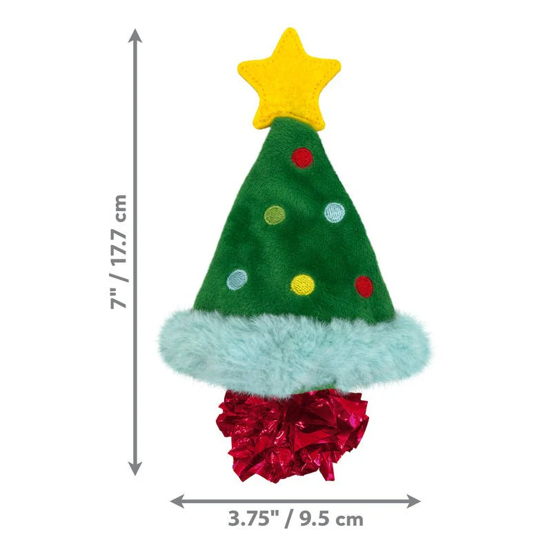 KONG Holiday Crackles Plush Catnip Cat Toys - Image 4