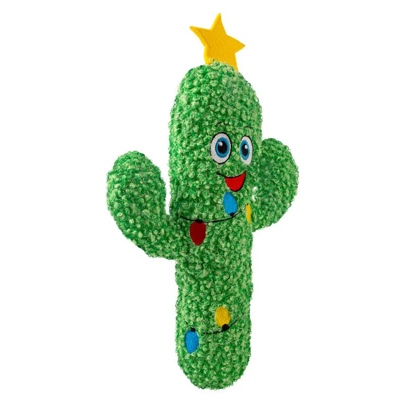 KONG Holiday Kickeroo® Cactus Plush Catnip Crinkle Cat Toy - Image 5