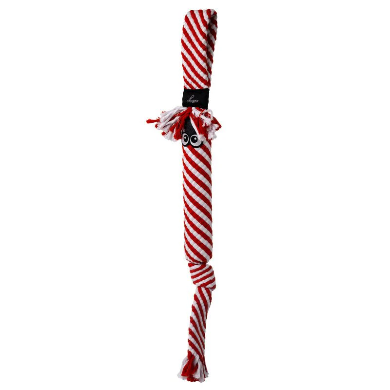 KONG Holiday Scrubz Candy Cane Dog Tug & Fetch Toy - Image 6