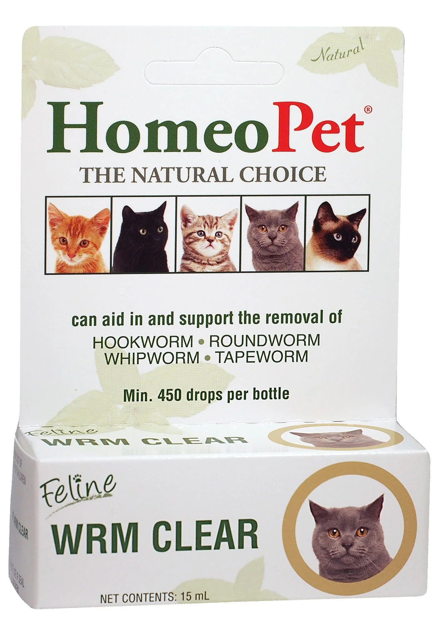 HomeoPet Feline Wrm Clear
