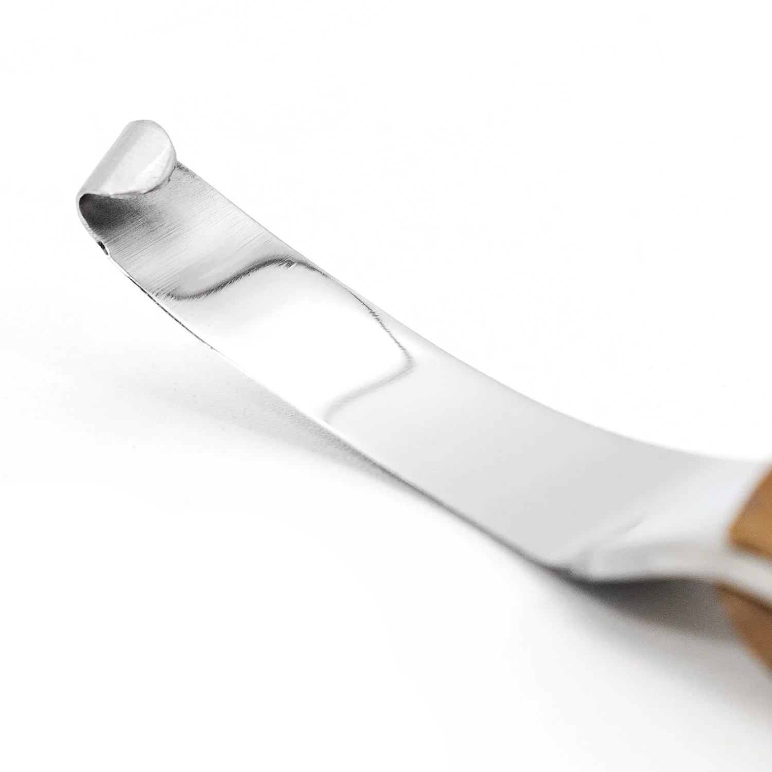 Jeffers Drop Blade Hoof Knife with Walnut Handle, Left or Right Hand Options - Image 3
