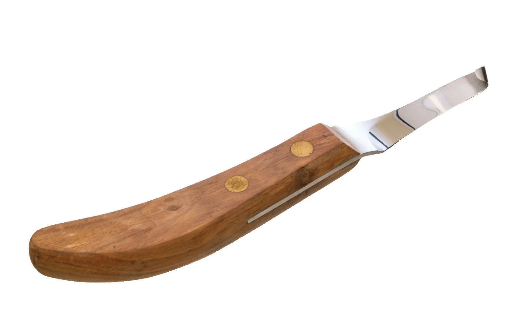 Jeffers Drop Blade Hoof Knife with Walnut Handle, Left or Right Hand Options - Image 5