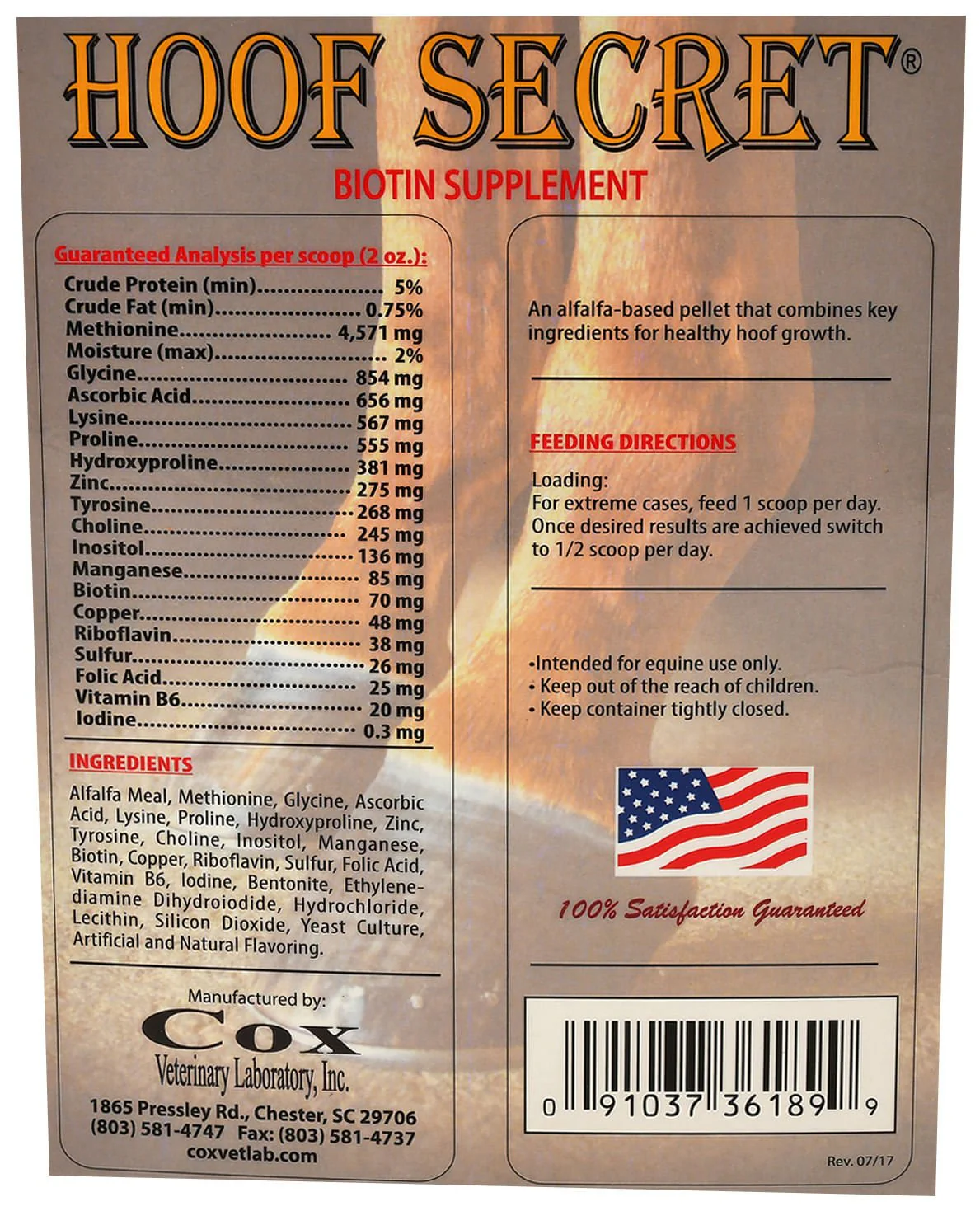 Hoof Secret Biotin Horse Hoof Supplement - Image 6