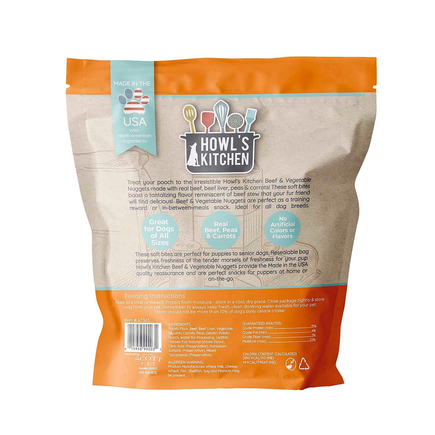 Howl's Kitchen Beef and Vegetable Nuggets, 6 oz - Image 2