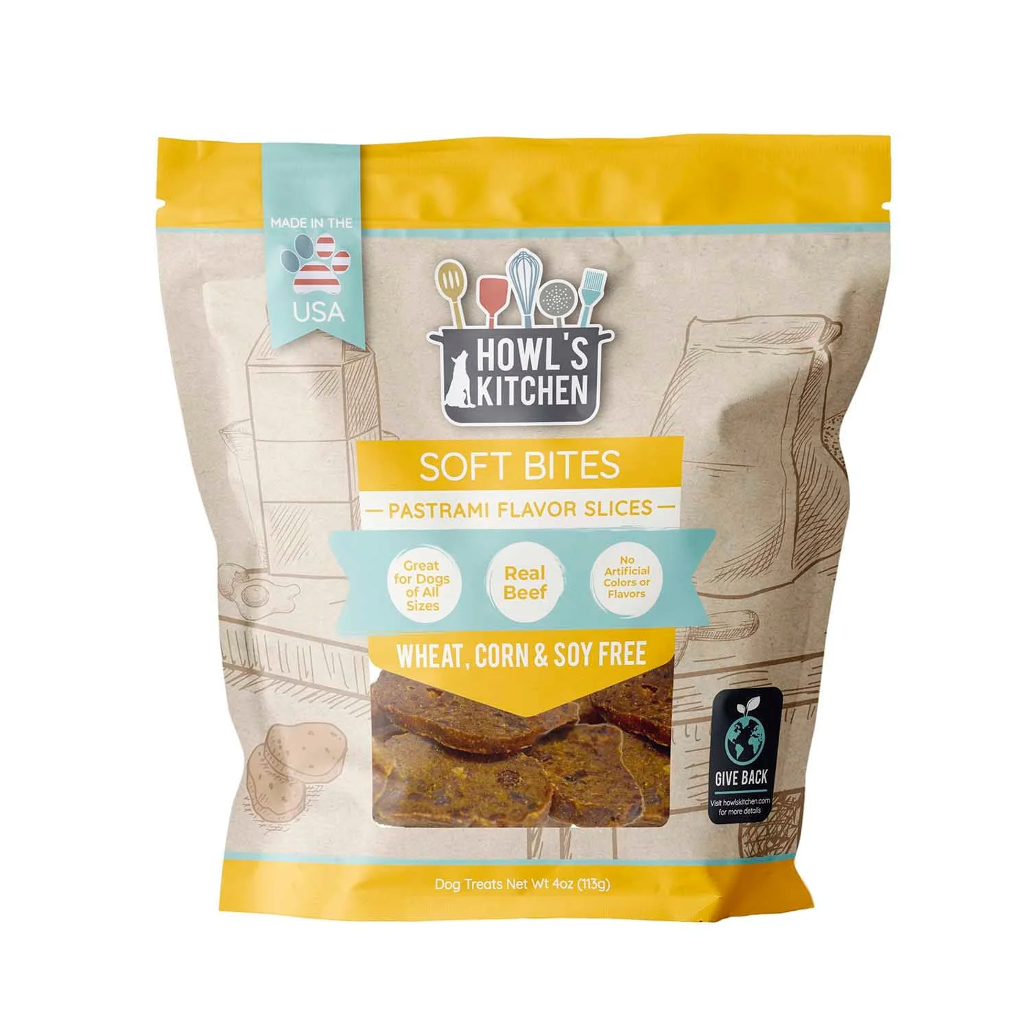 Howl's Kitchen Pastrami Bites, 4 oz