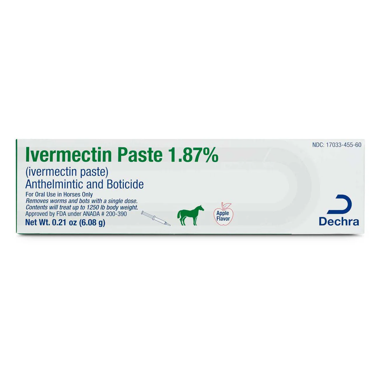 Dechra Ivermectin Paste 1.87% Anthelmintic and Boticide for Horses - Image 2
