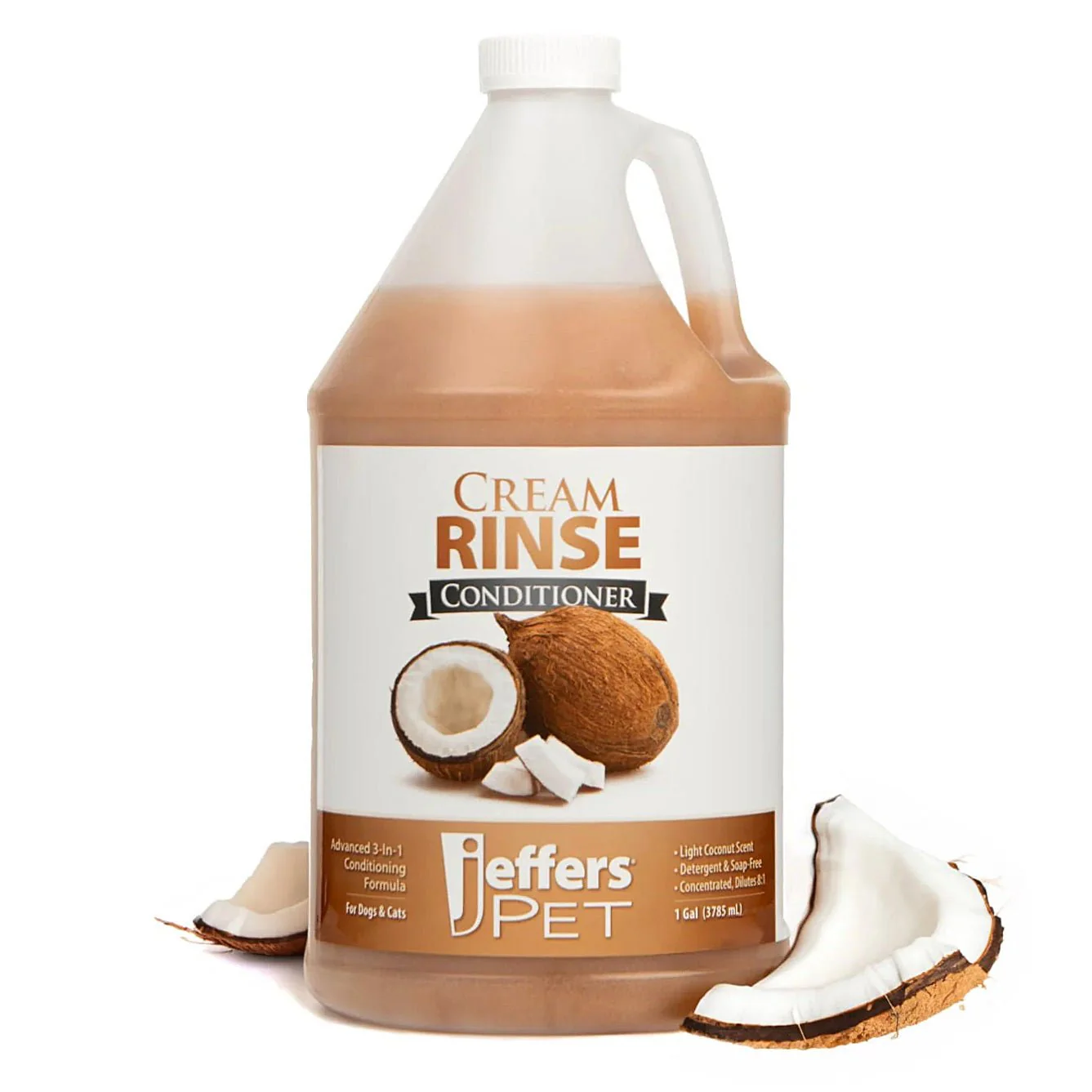 Jeffers Pet Cream Rinse Dog & Cat Conditioner with Coconut Oil - Image 4