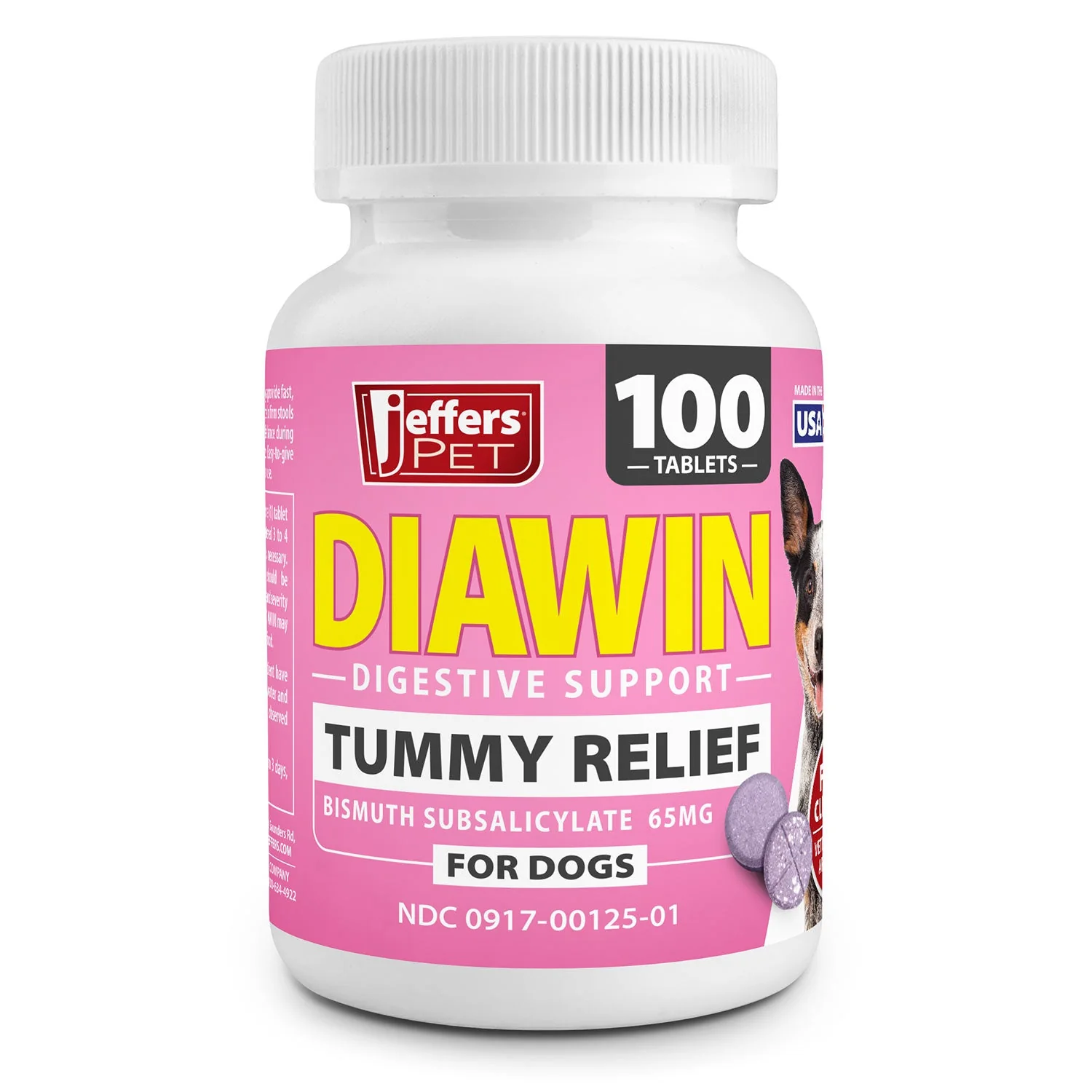 Jeffers Diawin Digestive Support for Dogs - Bismuth Tummy Relief for Diarrhea - Image 6