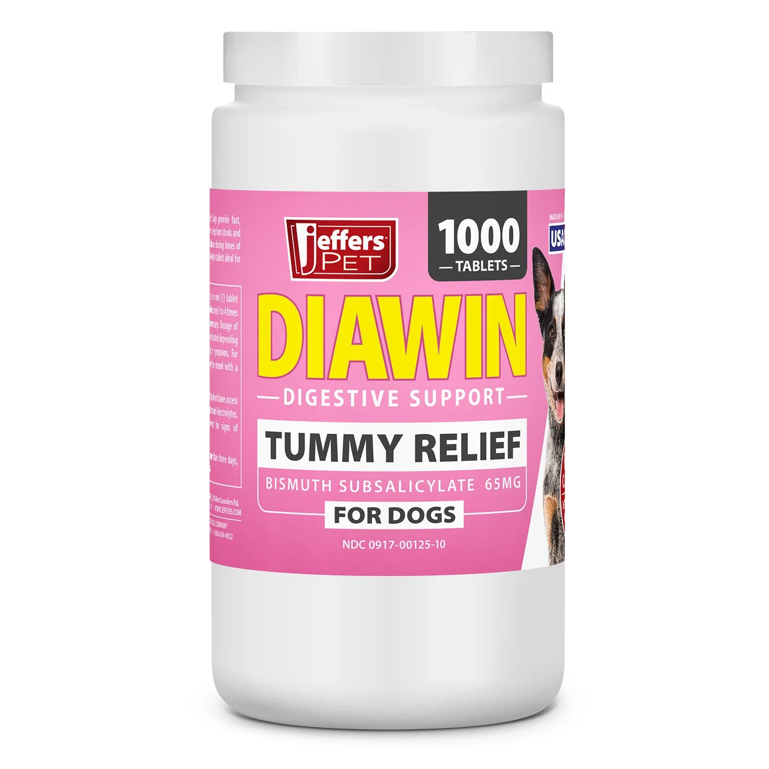 Jeffers Diawin Digestive Support for Dogs - Bismuth Tummy Relief for Diarrhea - Image 7