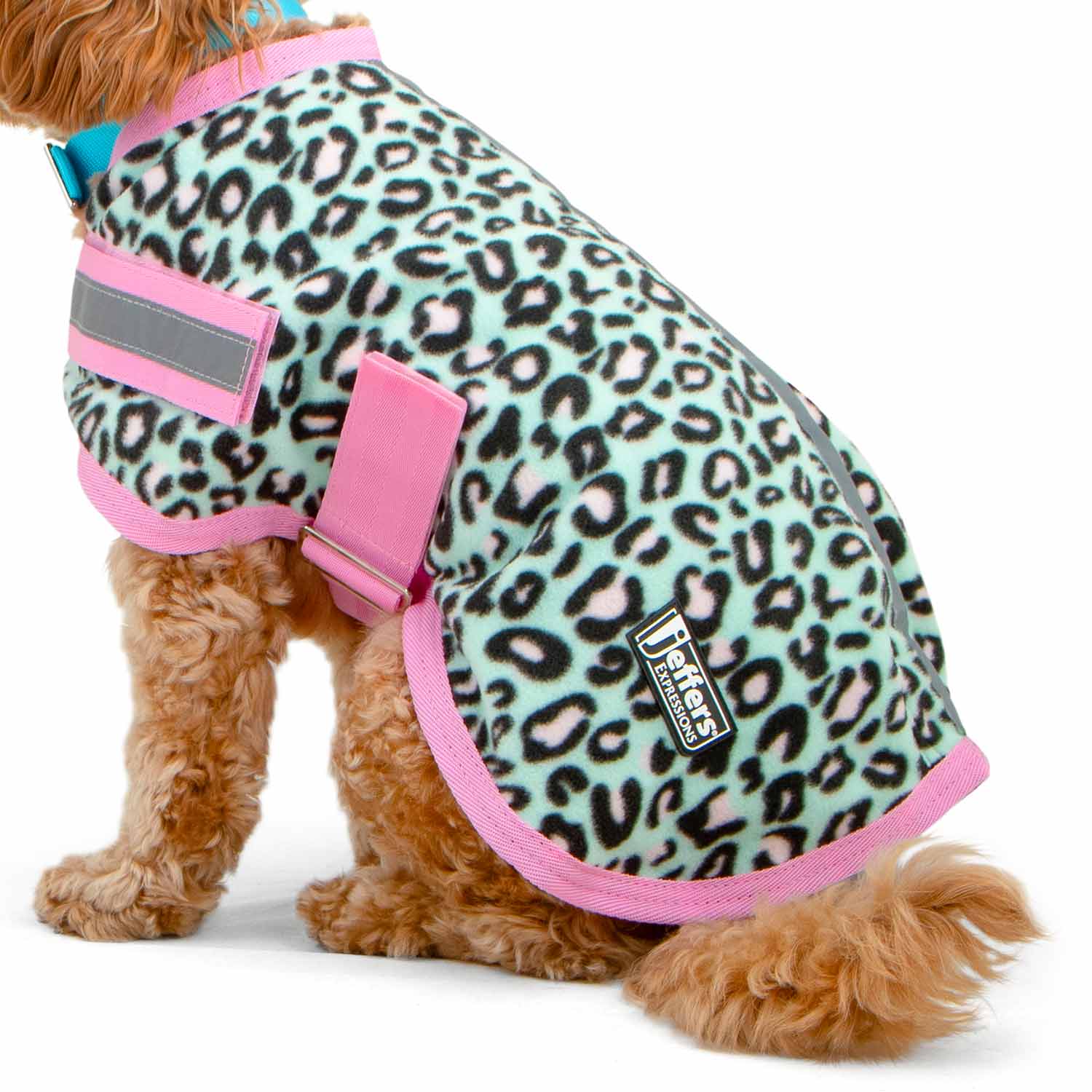 Jeffers Expression Moisture-Wicking Fleece Dog Coat - Image 7