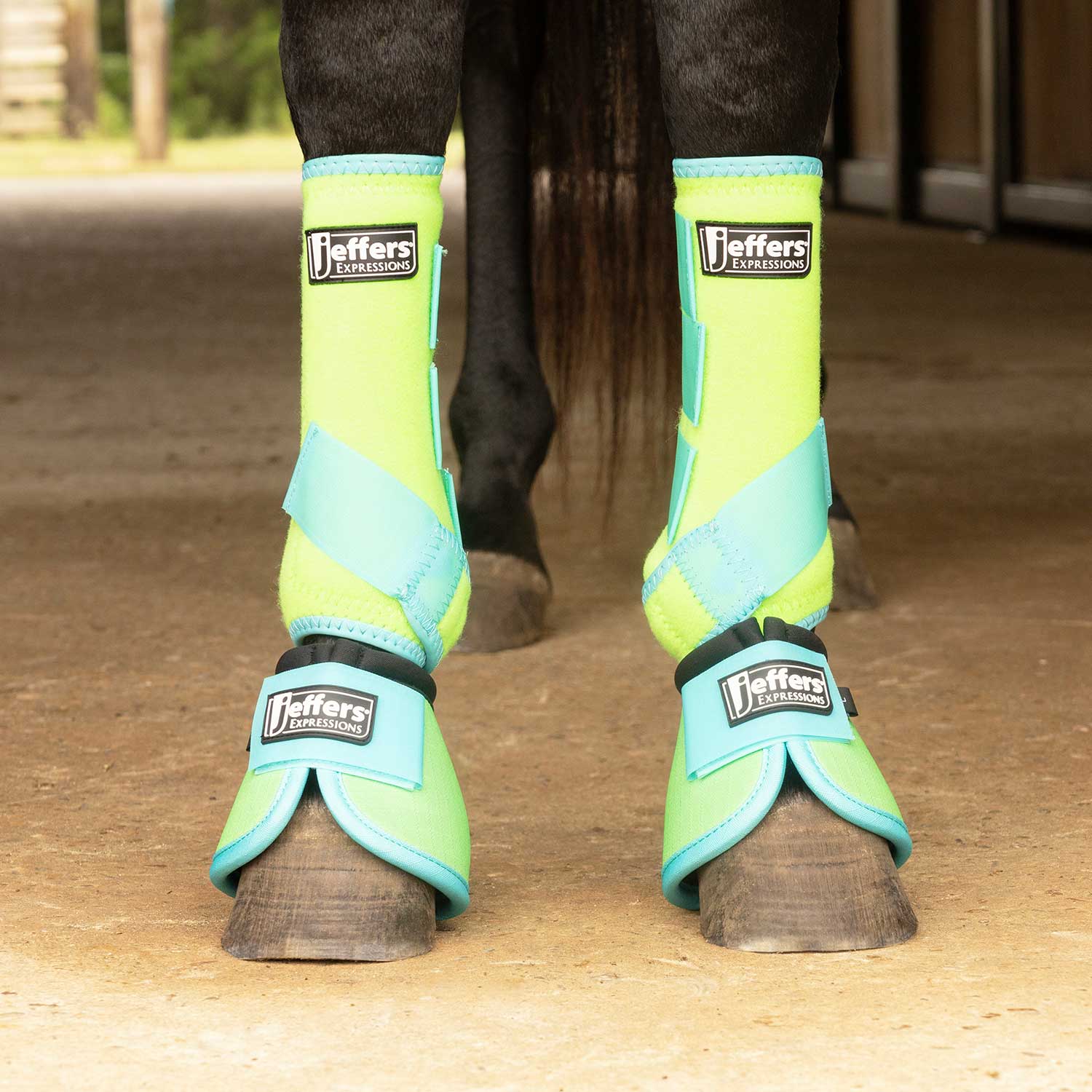 Jeffers Expression Neon Protective Boots for Horses - Image 8
