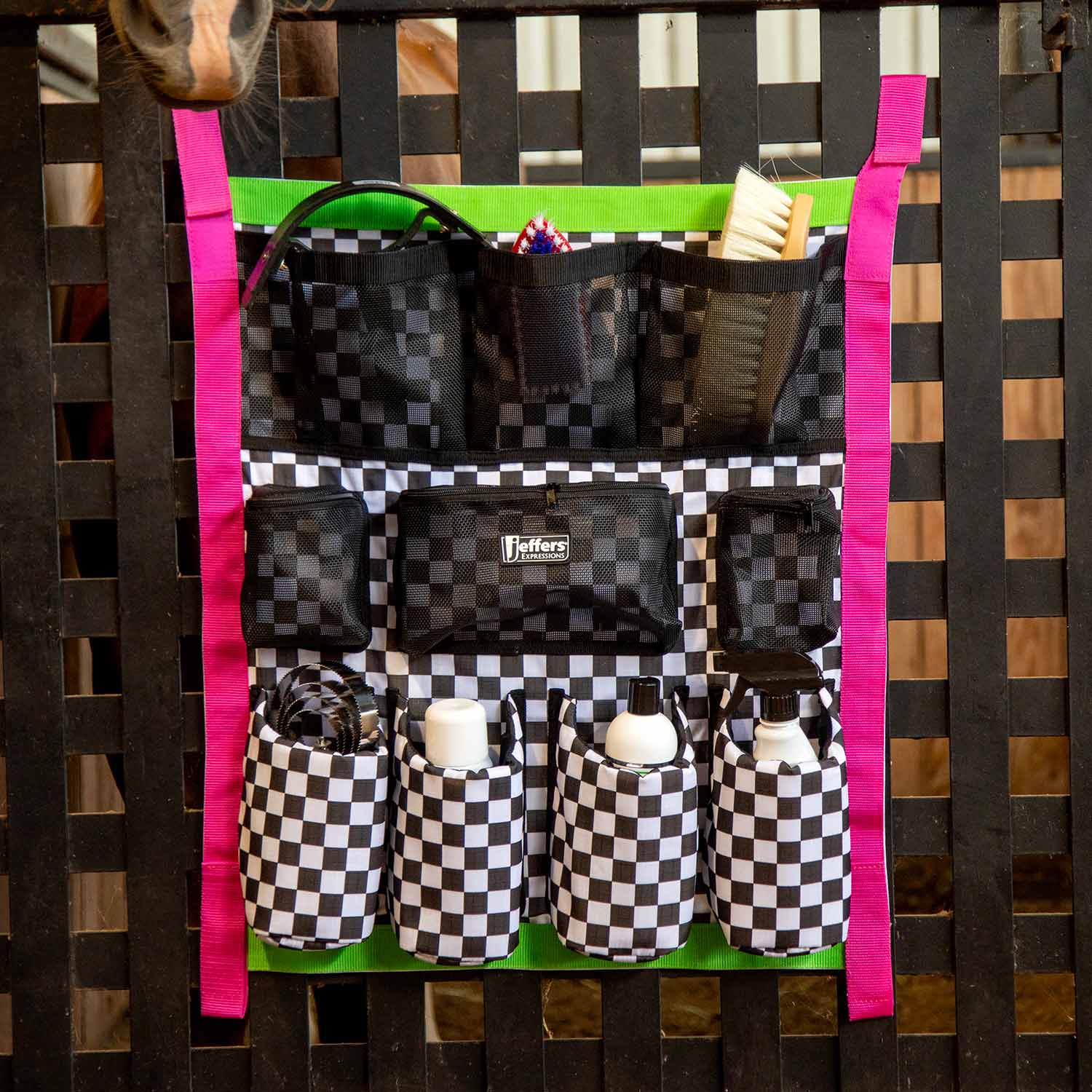 Jeffers Expression Trailer Door Horse Grooming Caddy - Image 18